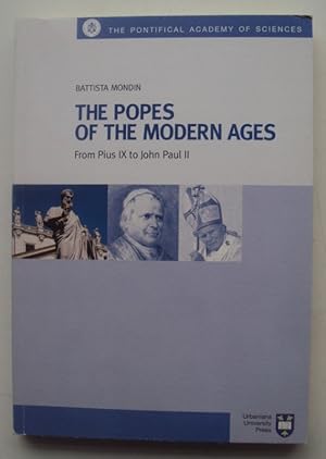 Bild des Verkufers fr The Popes of the Modern Ages. From Pius IX to John Paul II. zum Verkauf von Der Buchfreund