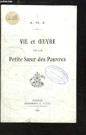 Seller image for Vie et Oeuvre de la Petite Soeur des Pauvres for sale by Le-Livre