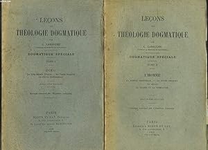 Bild des Verkufers fr Leons de Thologie Dogmatique. Dogmatique spciale. TOMES 1 et 2 : Dieu - L'Homme. zum Verkauf von Le-Livre