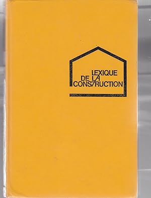 Lexique de la construction 1971/1972