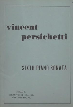 Imagen del vendedor de SIXTH PIANO SONATA, Opus 39 a la venta por OLD WORKING BOOKS & Bindery (Est. 1994)