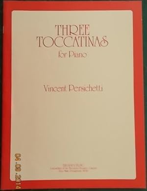 Seller image for THREE TOCCATINAS For Piano, Opus 142 for sale by OLD WORKING BOOKS & Bindery (Est. 1994)