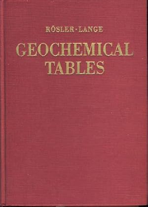 Geochemical Tables.