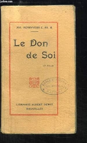 Image du vendeur pour Le Don de Soi mis en vente par Le-Livre