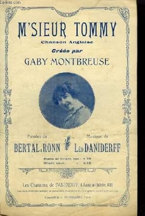 Seller image for M'SIEUR TOMMY - POUR CHANT AVEC PAROLES. for sale by Le-Livre