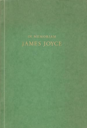 Seller image for In memoriam James Joyce. for sale by Versandantiquariat Boller