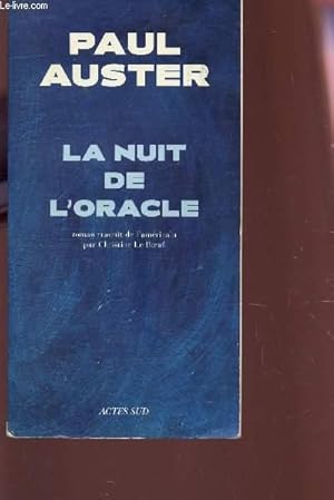 Seller image for LA NUIT DE L'ORACLE. for sale by Le-Livre