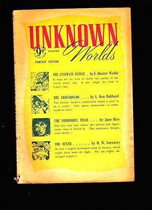 Seller image for Unknown Worlds. Winter 1949. Volume IV. Number 5. British Edition. Pulp fantasy fiction magazine for sale by SAVERY BOOKS