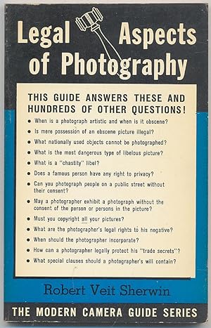 Image du vendeur pour Legal Aspects of Photogarphy mis en vente par Between the Covers-Rare Books, Inc. ABAA