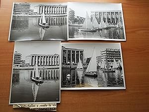 Image du vendeur pour PHOTOGRAPHIES ORIGINALES DU BASSIN DU COMMERCE AU HAVRE environ 1950 le lot comporte 4 photos mis en vente par KEMOLA