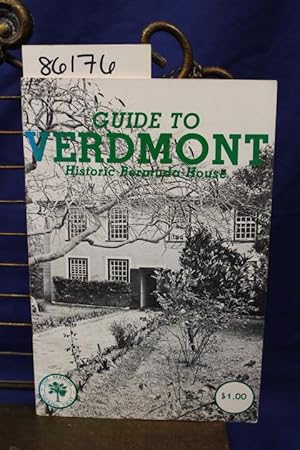 Bild des Verkufers fr Verdmont Historic Bermuda House Museum zum Verkauf von Princeton Antiques Bookshop