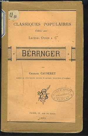 Seller image for BERANGER for sale by Le-Livre