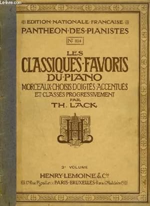 Seller image for LES CLASSIQUES FAVORIS DU PIANO - VOLUME 2 : P.1014. for sale by Le-Livre