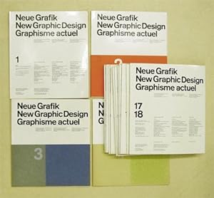 Neue Grafik / New Graphic Design / Graphisme Actuel (alles was erschienen, 18 Hefte in 17; komple...