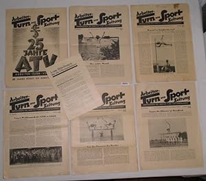 Arbeiter-Turn- und Sportzeitung - Zentralorgan des Arbeiter-Turn- und Sportbundes (6 Zeitungen 19...