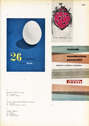 Pubblicita in Italia 1956/1957