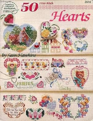 Bild des Verkufers fr 50 CROSS STITCH HEARTS zum Verkauf von Le-Livre