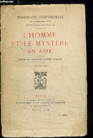 Image du vendeur pour L'Homme et le Mystre en Asie. mis en vente par Le-Livre