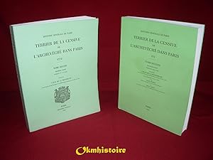 Terrier de la censive de l'archevêché dans Paris (1772 ) -------- TOME 2 en 2 volumes ( 1ère & 2è...