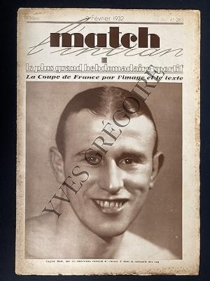 MATCH L'INTRAN-N°283-9 FEVRIER 1932