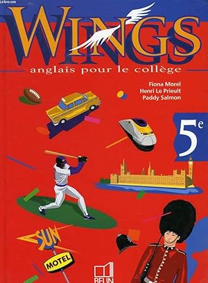 Image du vendeur pour WINGS, ANGLAIS 5e mis en vente par Le-Livre