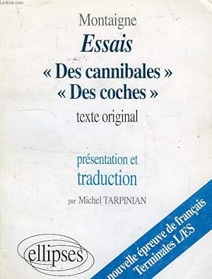 Imagen del vendedor de ESSAIS, 'DES CANNIBALES', 'DES COCHES' a la venta por Le-Livre