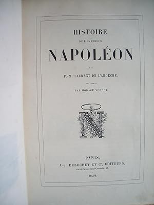 Histoire de l'Empereur NAPOLÉON