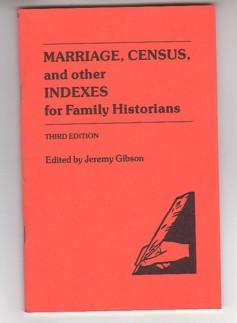 Seller image for Marriage, Census, and Other Indexes for Family Historians (Third Edition) for sale by Ray Dertz