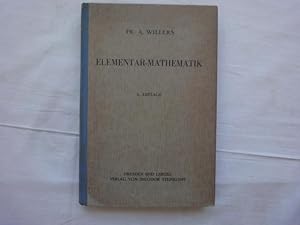 Seller image for Elementar-Mathematik. Ein Vorkurs Zur Hheren Mathematik. for sale by Malota