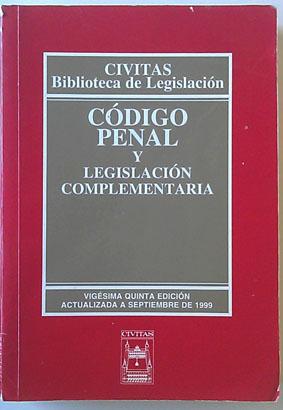 Bild des Verkufers fr Cdigo penal y legislacin complementaria zum Verkauf von Librera Salvalibros Express