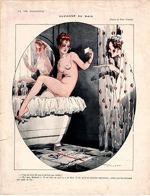 Seller image for L'Ephmre des Artistes de La Vie Parisienne - le Numero de 22 Septembre 1917 Art Deco-Art Nouveau Illustrations by Ren Vincent, Jacques (Lehmann) Nam, Carlegle, Vald'Es (Valvrane & D'Espagnat), other uncredited for sale by Singularity Rare & Fine