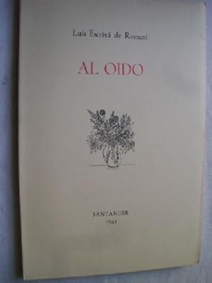 Seller image for AL OIDO for sale by Librera Maestro Gozalbo