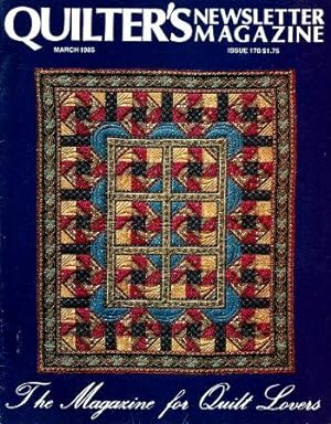 Seller image for QUILTER'S NEWSLETTER MAGAZINE Issue 171 - March 1985 for sale by Grandmahawk's Eyrie