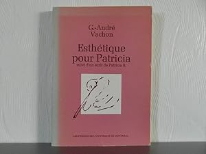 Seller image for Esthtique Pour Patricia for sale by Bidonlivre