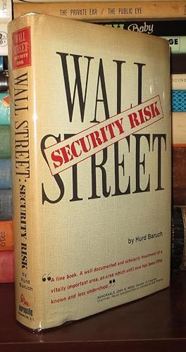 Bild des Verkufers fr WALL STREET Security Risk zum Verkauf von Rare Book Cellar
