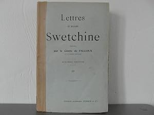 Immagine del venditore per Lettres de madame Swetchine III venduto da Bidonlivre