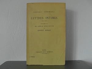 Seller image for Lettres intimes 1842-1845, prcdes de Ma soeur Henriette for sale by Bidonlivre