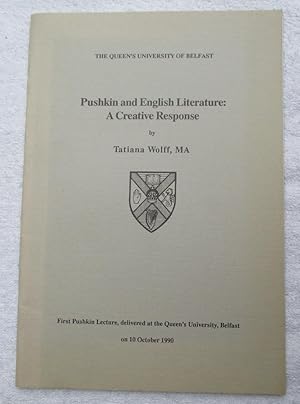 Seller image for Pushkin and English Literature: A Creative Response for sale by Glenbower Books