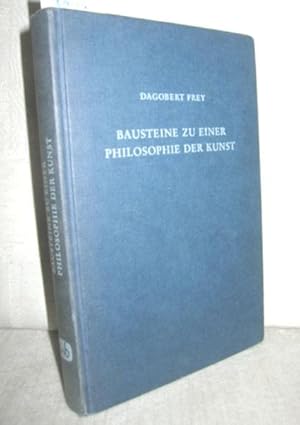 Seller image for Bausteine zu einer Philosophie der Kunst for sale by Antiquariat Zinnober