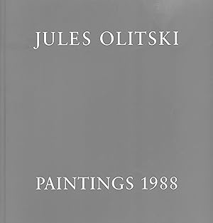 Bild des Verkufers fr Paintings 1988 zum Verkauf von Galerie Buchholz OHG (Antiquariat)