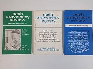 Irish University Review a Journal of Irish Studies, Spring 1978, Autumn 1978 & Spring 1980 [3 vol...