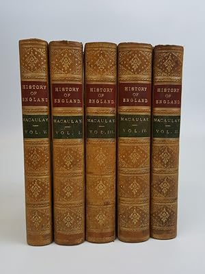 The History of England, From the Accession of James the Second, Volumes I-V [5 volumes]