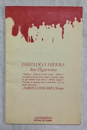 Seller image for PRPADO Y HIERBA for sale by Librera Sagasta