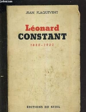 Imagen del vendedor de LEONARD CONSTANT 1880-1923. a la venta por Le-Livre