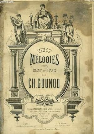 Bild des Verkufers fr ALBUM DE CHANT - 20 MELODIES LES PLUS CELEBRES : Les champs + Seul ! + Ave Maria + Le premier jour de mai + O ma belle rebelle + Aubade + Chant d'automne + Le lever + Venise + Srnade + Le Vallon + Le juif errant + Chanson de printemps + Les naades. zum Verkauf von Le-Livre