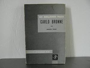 Bild des Verkufers fr Carlo Bronne les meilleures pages zum Verkauf von Bidonlivre