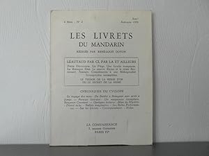 Bild des Verkufers fr Les livrets du Mandarin 6e Srie No 2: Lautaud par ci, par la et ailleurs zum Verkauf von Bidonlivre