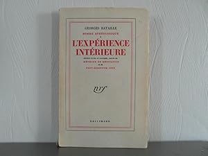 Seller image for Somme athologique I: L'exprience intrieure for sale by Bidonlivre