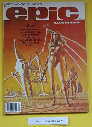 Bild des Verkufers fr EPIC ILLUSTRATED #3 (Fall/1980; PAUL GULACY Painted-c; FIRST appearance of VANATH DREADSTAR in the METAMORPHOSIS ODYSSEY Classic CULT series = JIM STARLIN story & art; VANCE becomes one with the DREADSTAR SWORD zum Verkauf von Comic World