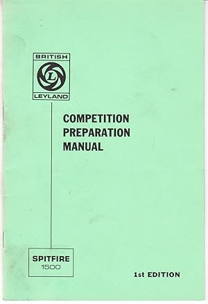 Spitfire 1500 Competition Preparation Manual